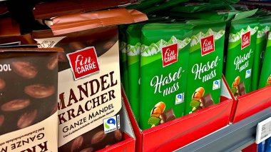 Avrupa, Willingen, Almanya 30. 08 numara. 2025: Alman çikolatası.