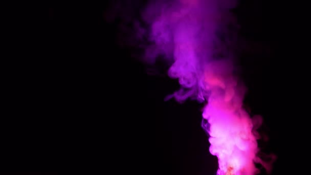 Абстрактний Рожевий Димний Фон Димова Текстура Парова Хмара — стокове відео