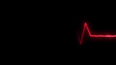 Neon renklerle donatılmış kalp atışları