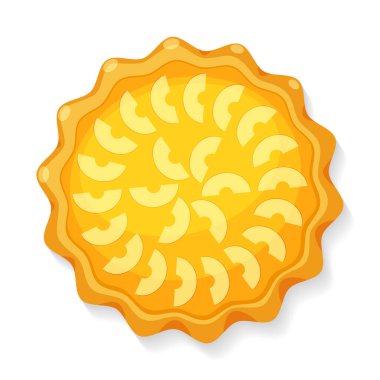Elma dilimli ev yapımı elmalı turta aç. Üst Manzara. Lezzetli organik pasta. Tatlılar hazır. Web, poster, menü, tarif, teslimat, pankart için Ulusal Turta Günü veya Şükran Günü kavramı