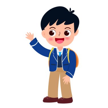 Çizgi film çocukları okula geri dönüyor.