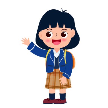 Çizgi film çocukları okula geri dönüyor.