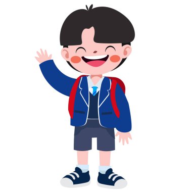 Çizgi film çocukları okula geri dönüyor.