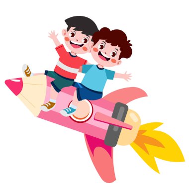 Çizgi film çocukları okula geri dönüyor.