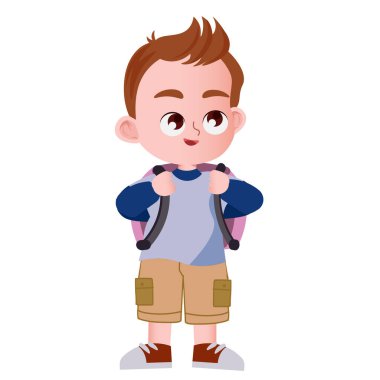 Çizgi film çocukları okula geri dönüyor.