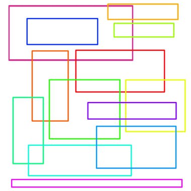Soyut çok renkli arkaplan çizimi ve renkli soyut sanat eserleri, soyut organik şekilli minimalist estetik tasarım
