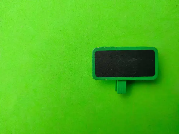 Χρωματιστή Ξύλινη Σανίδα Πράσινο Φόντο Έννοια Του Χώρου Αντιγραφής Για — Φωτογραφία Αρχείου