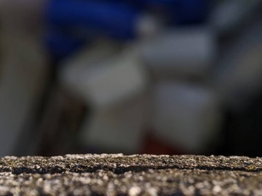 Bulanık arkaplan içeren tuğlalar yazı, metin, resim ve diğerleri için bir boşluk olarak kullanılabilir..