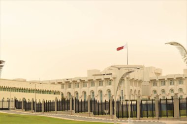 Doha, Katar 0.04.27.2023. Amiri Diwan. Orta Doğu, Arap Körfezi.