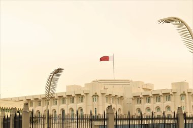 Doha, Katar 0.04.27.2023. Amiri Diwan. Orta Doğu, Arap Körfezi.