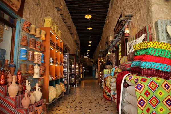 Doha Qatar 2023 Souq Waqif Traditional Shopping Center — Stock Photo, Image