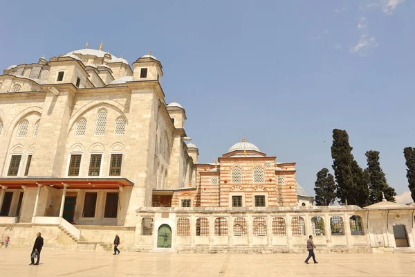 Istambul Turquia 2023Mesquita Histórica Fátima Mesquita Dos Conquistadores Mesquita Otomana — Fotografia de Stock
