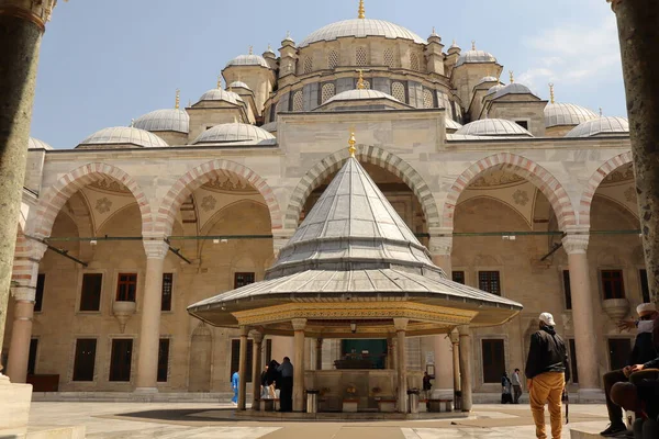 Stanbul Türkiye Nin Fatih Ilçesine Bağlı Fatih Camii Fatih Camii — Stok fotoğraf
