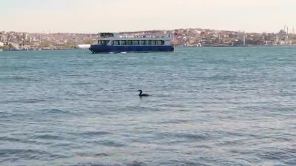 Istanbul Turkije 2023 Zee Van Marmara Van Marmara Tussen Europese — Stockvideo