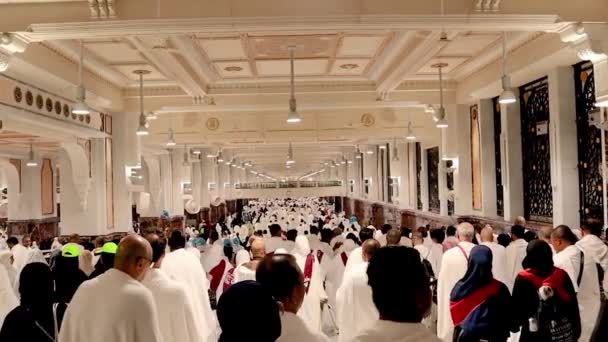 Suudi Arabistan Krallığındaki Mekke Şehri Mekke Safa Ile Marwa Arasındaki — Stok video
