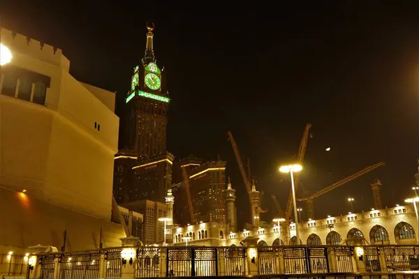 City of Mecca in the Kingdom of Saudi Arabia. October 23, 2023: Royal Clock Tower Makkah in The tower is the tallest clock tower in the world at 601m (1972 feet), built at a cost of USD1.5 billion.