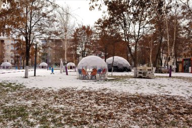 Erzurum, Türkiye. Dede Korkut Parkı. Aziziye Belediyesi (Türkçe: Aziziye Belediyesi) 