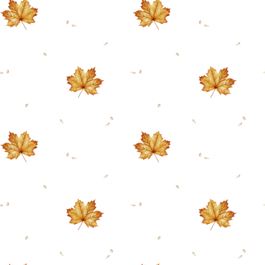Sonbahar akçaağaç yapraklı kusursuz desen. Tekstil, ambalaj kağıdı, arka plan, hatıra defteri ve mevsimlik dekorasyon için..