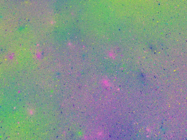 Purple Green Abstract Fractal Background Rendering — ストック写真