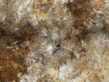 kahverengi soyut fraktal arkaplan 3d oluşturma