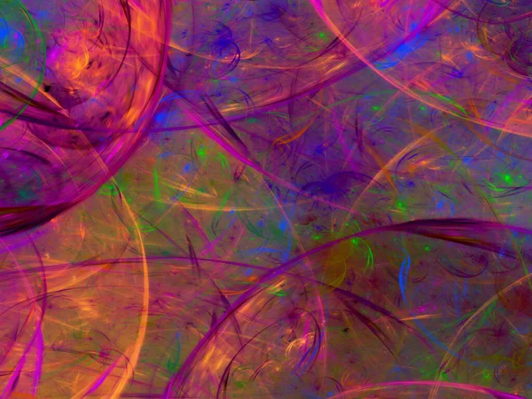 Fioletowy Abstrakcyjny Fraktalne Tło Renderowania — Zdjęcie stockowe