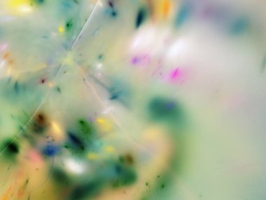 yeşil Soyut Fraktal arka plan 3d render