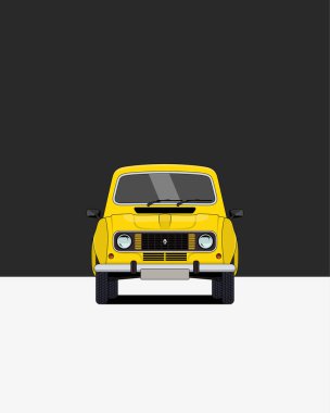 France, 1961-1993: Renault 4. French classic vintage car