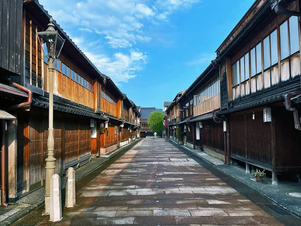 Japonská Tradice Higashi Chaya Wooden Houses District Kanazawa Ishikawa Japonsko — Stock fotografie