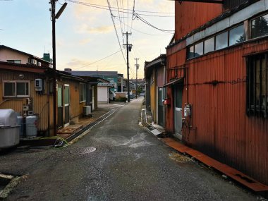 Tarihi Miras: Nishi Chaya 'nın Tahta Bölgesi, Kanazawa, Ishikawa, Japonya