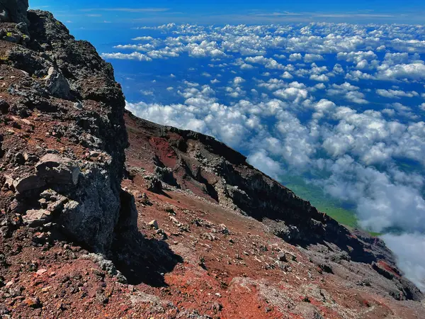 Fuji Majesteleri: Gotemba Patikası Panorama Zirvesi, Shizuoka Bölgesi, Japonya