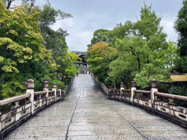 Ayinsel Geçiş: Fushimi Inari Taisha Tapınağı Kapısı Köprüsü, Kyoto, Japonya