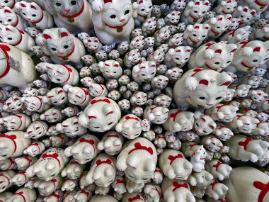 Düşünce Kedileri: Tokyo Gotokuji Kedi Tapınağı Shimokitazawa, Japonya