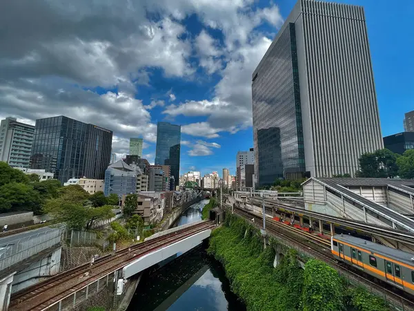 Район Канда Токио Сердце Города Япония Стоковое Изображение