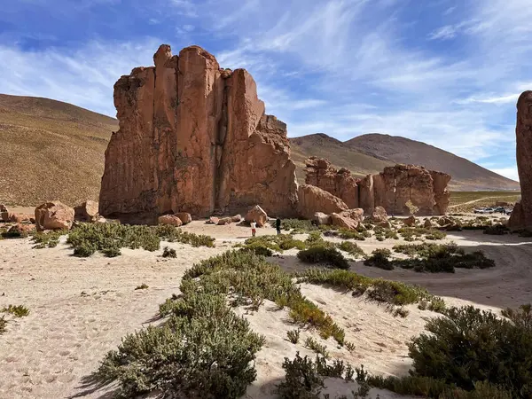 Altiplano, Italia Perdida, Colcha K, Uyuni, Bolivya 'nın sürreal jeolojik oluşumları