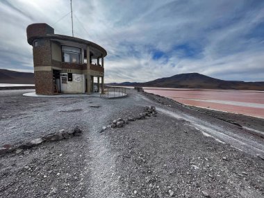 Rugged Peaks Surrounding Altiplano Lagoons, Reserva Eduardo Avaroa, Uyuni, Bolivia clipart