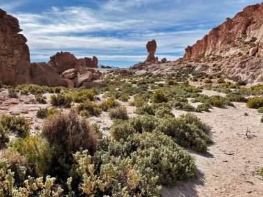 Altiplano, Italia Perdida, Colcha K, Uyuni, Bolivya Dünya Kupası Gizemli Kaya Heykelleri