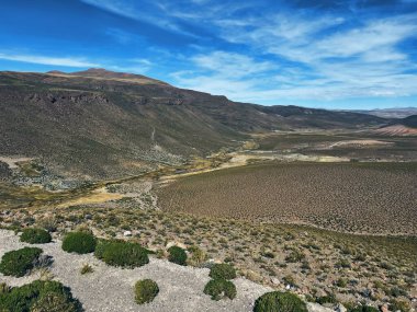 Bolivya 'daki Yüksek İrtifa Çöl Kanyonu, Colcha K, Uyuni, Bolivya