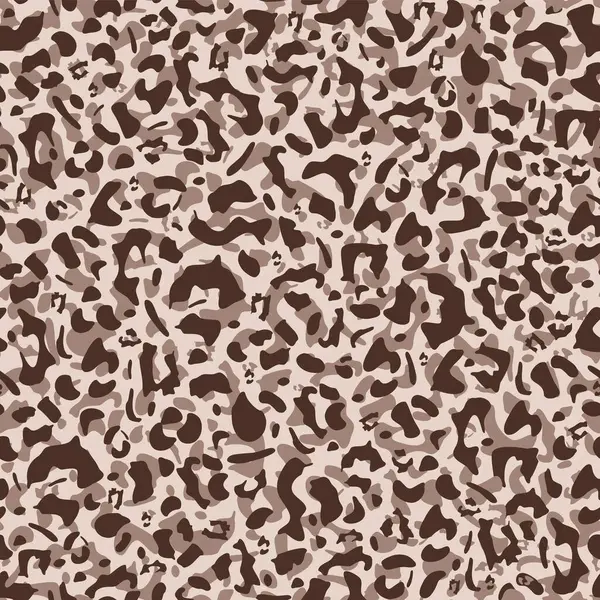 Patrón Piel Leopardo Sin Costuras Abstracta Estampado Animal Exótico Salvaje — Vector de stock