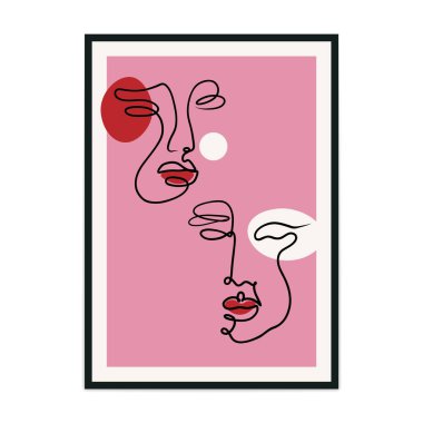 El çizimi çağdaş sanat posteri. Organik şekiller ve karalamalarla soyut kübizm minimalizm kolajı. Vektör modern karalama broşürü kapağı. 