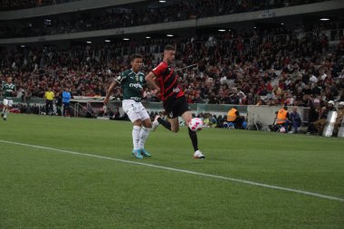 Brezilya Futbol Şampiyonası: Athletico Paranaense Palmeiras 'a karşı. 25 Ekim 2022, Curitiba, Parana, Brezilya: Brezilya Futbol Şampiyonası 'nın 34. turu için geçerli olan Athletico Paranaense ve Palmeiras arasındaki futbol maçı