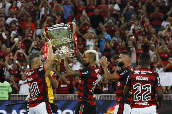 Brezilya Futbol Şampiyonası Flamengo Santos Karşı Ekim 2022 Rio Janeiro — Stok fotoğraf