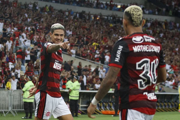 Brazilské Fotbalové Mistrovství Flamengo Santos Října 2022 Rio Janeiro Brazílie — Stock fotografie