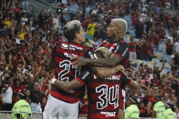 Braziliaans Kampioenschap Voetbal Flamengo Santos Oktober 2022 Rio Janeiro Brazilië — Stockfoto