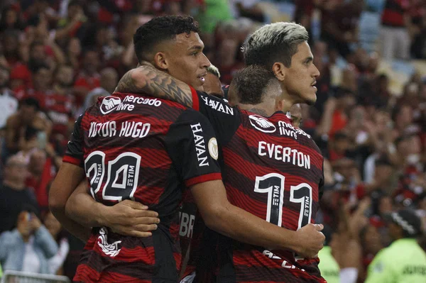 Campionato Brasiliano Calcio Flamengo Santos Ottobre 2022 Rio Janeiro Brasile — Foto Stock