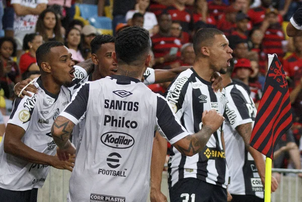 Campeonato Brasileiro Futebol Flamengo Santos Outubro 2022 Rio Janeiro Brasil — Fotografia de Stock