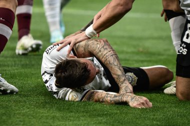 Brezilya Futbol Şampiyonası: Korintliler Fluminense 'e karşı. 26 Ekim 2022, Sao Paulo, Brezilya: Korintliler ve Fluminense arasındaki futbol, Sao Paulo 'daki Neo Quimica Arena' da düzenlenen 34. Brezilya Futbol Şampiyonası için geçerlidir.