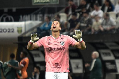 Brezilya Futbol Şampiyonası: Korintliler Fluminense 'e karşı. 26 Ekim 2022, Sao Paulo, Brezilya: Korintliler ve Fluminense arasındaki futbol, Sao Paulo 'daki Neo Quimica Arena' da düzenlenen 34. Brezilya Futbol Şampiyonası için geçerlidir.