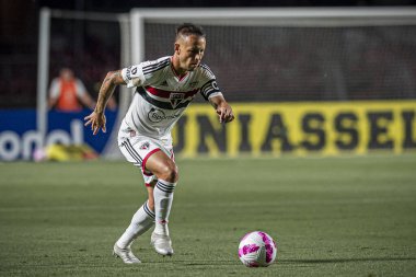 Brezilya Futbol Şampiyonası: Sao Paulo, Atletico Goianiense 'e karşı. 27 Ekim 2022, Sao Paulo, Brezilya: Morumbi Stadyumu 'nda düzenlenen 34. Brezilya Futbol Şampiyonası için geçerli olan Sao Paulo ve Atletico Goianiense arasındaki futbol maçı