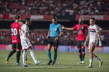 Brezilya Futbol Şampiyonası: Sao Paulo, Atletico Goianiense 'e karşı. 27 Ekim 2022, Sao Paulo, Brezilya: Sao Paulo ile Atletico Goianiense arasındaki futbol maçı, Sao P 'deki Morumbi Stadyumu' nda düzenlenen 34. Brezilya Futbol Şampiyonası için geçerlidir.