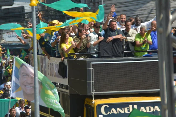 Int Presidente Brasileño Jair Bolsonaro Candidato Reelección Hace Campaña Río —  Fotos de Stock